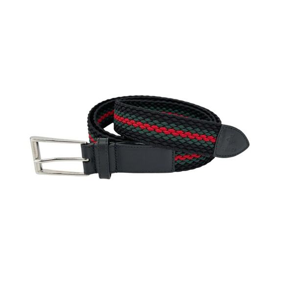 GUCCI Braided Elastic Webbing Belt in Black 115cm | 46in - Picture 9 of 16